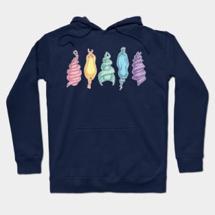 Mermaid Purses / Shark Eggs (Rainbow) Hoodie